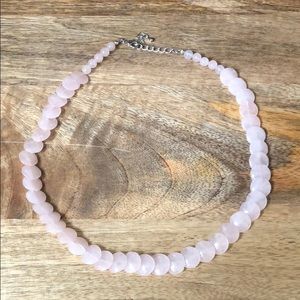 Rose quartz necklace